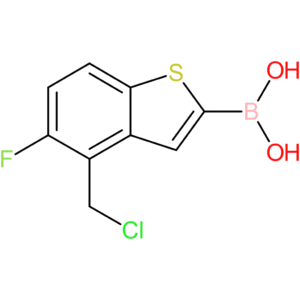 4-(chloromethyl)-5-fluorobenzothiophene-2-boronic acid