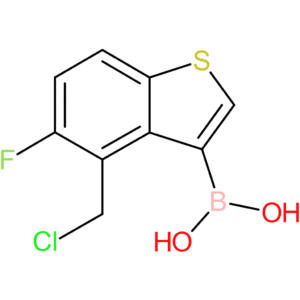 4-(chloromethyl)-5-fluorobenzothiophene-3-boronic acid