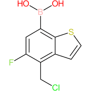 4-(chloromethyl)-5-fluorobenzothiophene-7-boronic acid