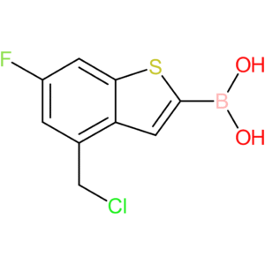 4-(chloromethyl)-6-fluorobenzothiophene-2-boronic acid