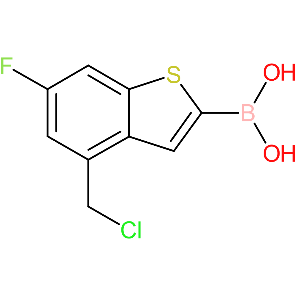 4-(chloromethyl)-6-fluorobenzothiophene-2-boronic acid