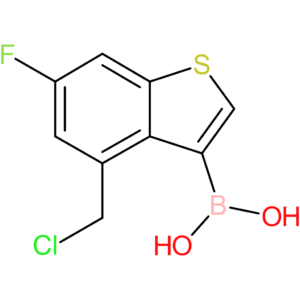 4-(chloromethyl)-6-fluorobenzothiophene-3-boronic acid