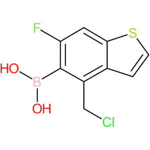 4-(chloromethyl)-6-fluorobenzothiophene-5-boronic acid