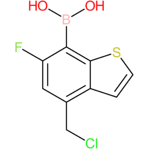 4-(chloromethyl)-6-fluorobenzothiophene-7-boronic acid