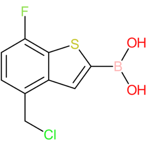 4-(chloromethyl)-7-fluorobenzothiophene-2-boronic acid