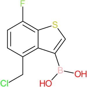 4-(chloromethyl)-7-fluorobenzothiophene-3-boronic acid