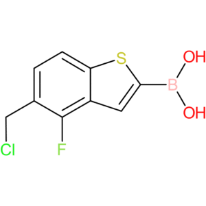 5-(chloromethyl)-4-fluorobenzothiophene-2-boronic acid