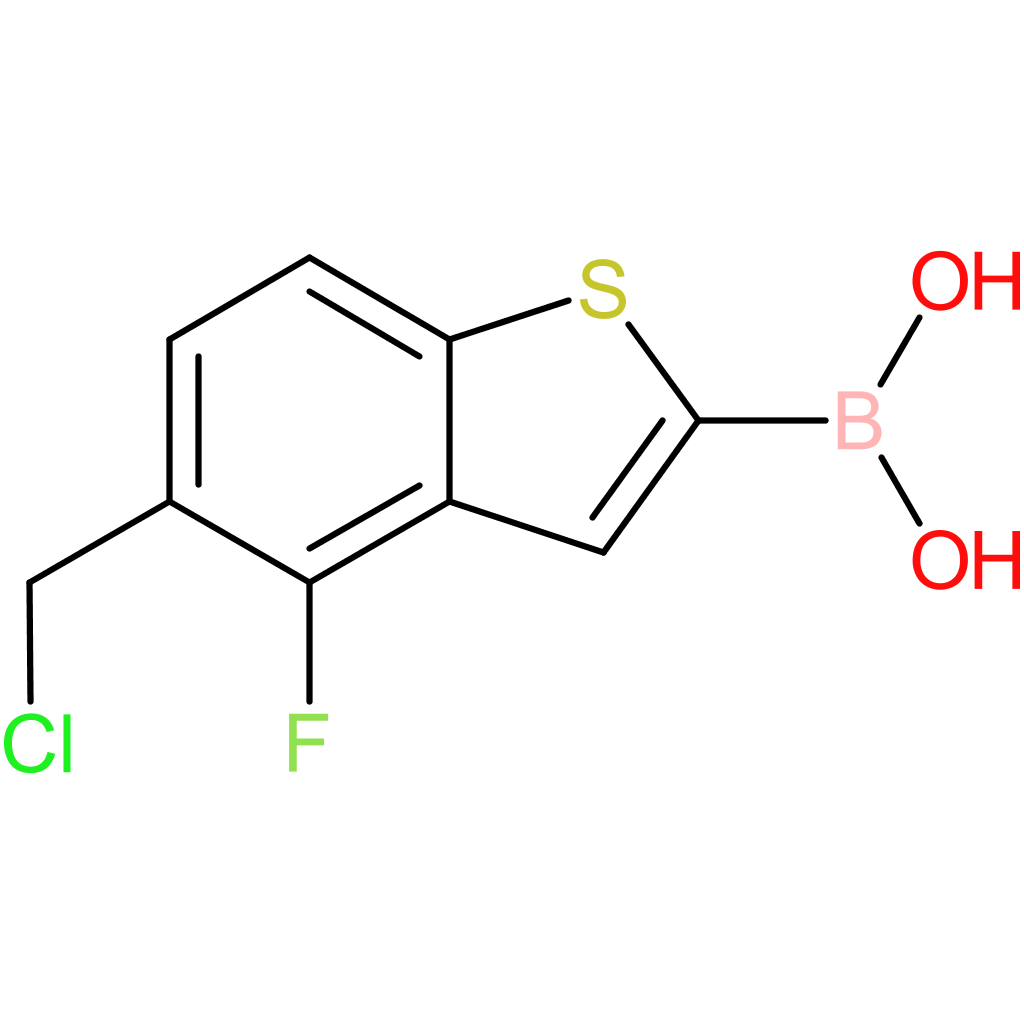 5-(chloromethyl)-4-fluorobenzothiophene-2-boronic acid