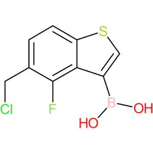5-(chloromethyl)-4-fluorobenzothiophene-3-boronic acid