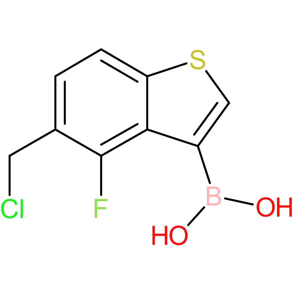 5-(chloromethyl)-4-fluorobenzothiophene-3-boronic acid