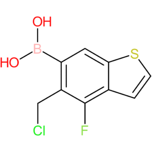 5-(chloromethyl)-4-fluorobenzothiophene-6-boronic acid