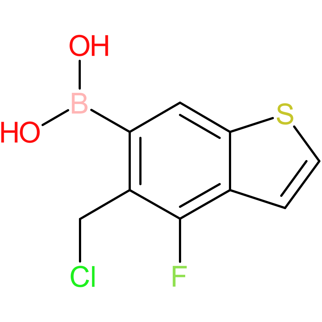 5-(chloromethyl)-4-fluorobenzothiophene-6-boronic acid