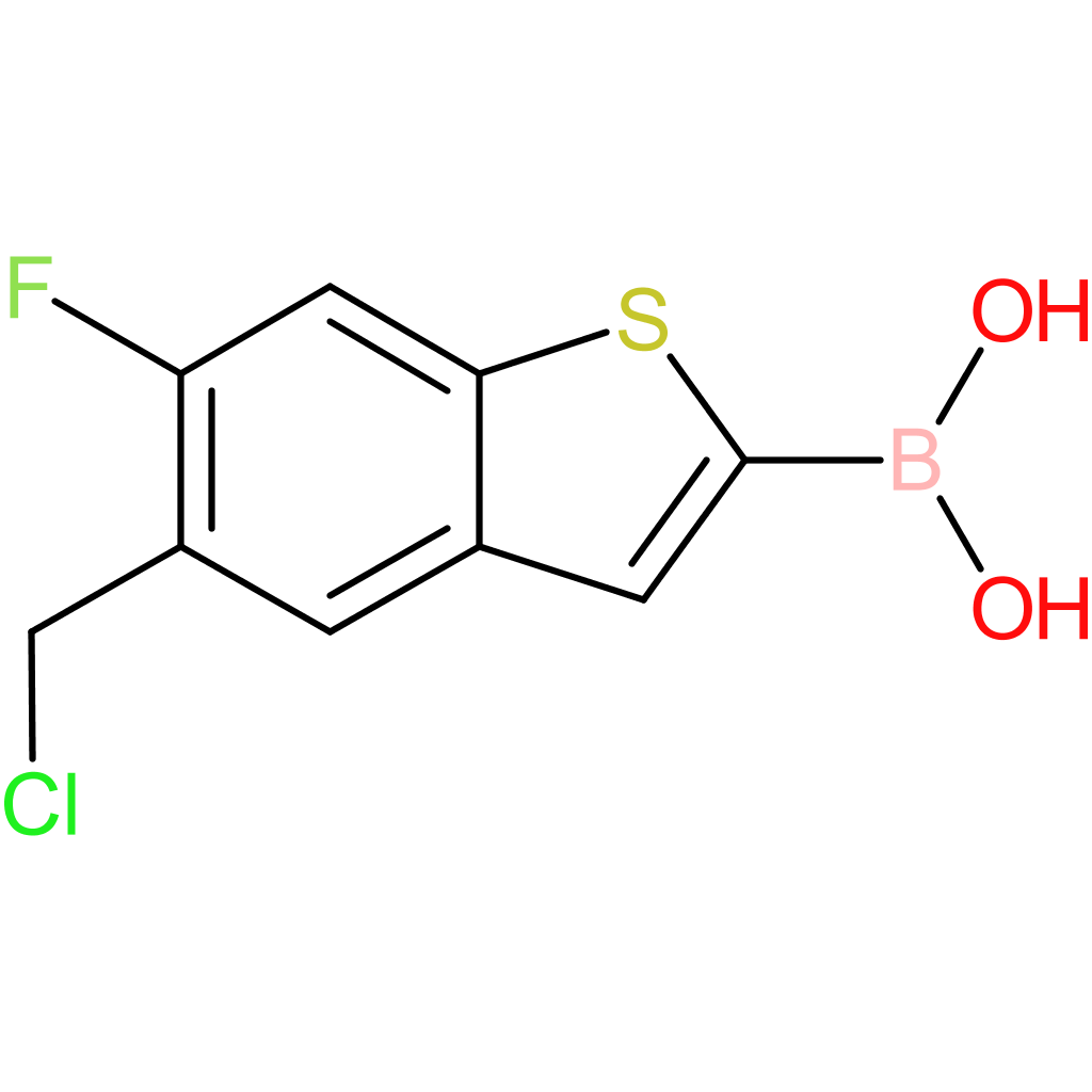 5-(chloromethyl)-6-fluorobenzothiophene-2-boronic acid