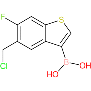 5-(chloromethyl)-6-fluorobenzothiophene-3-boronic acid