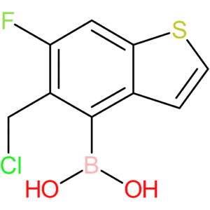 5-(chloromethyl)-6-fluorobenzothiophene-4-boronic acid