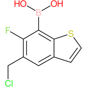 5-(chloromethyl)-6-fluorobenzothiophene-7-boronic acid