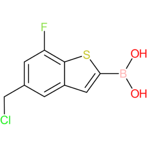 5-(chloromethyl)-7-fluorobenzothiophene-2-boronic acid