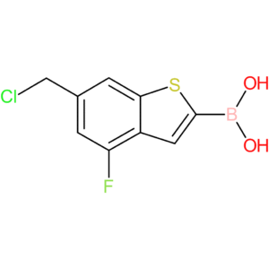 6-(chloromethyl)-4-fluorobenzothiophene-2-boronic acid