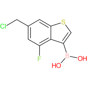 6-(chloromethyl)-4-fluorobenzothiophene-3-boronic acid
