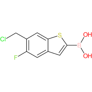 6-(chloromethyl)-5-fluorobenzothiophene-2-boronic acid