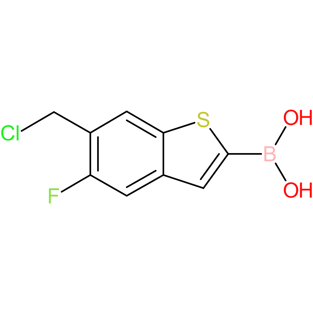 6-(chloromethyl)-5-fluorobenzothiophene-2-boronic acid