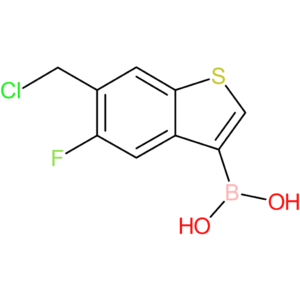 6-(chloromethyl)-5-fluorobenzothiophene-3-boronic acid