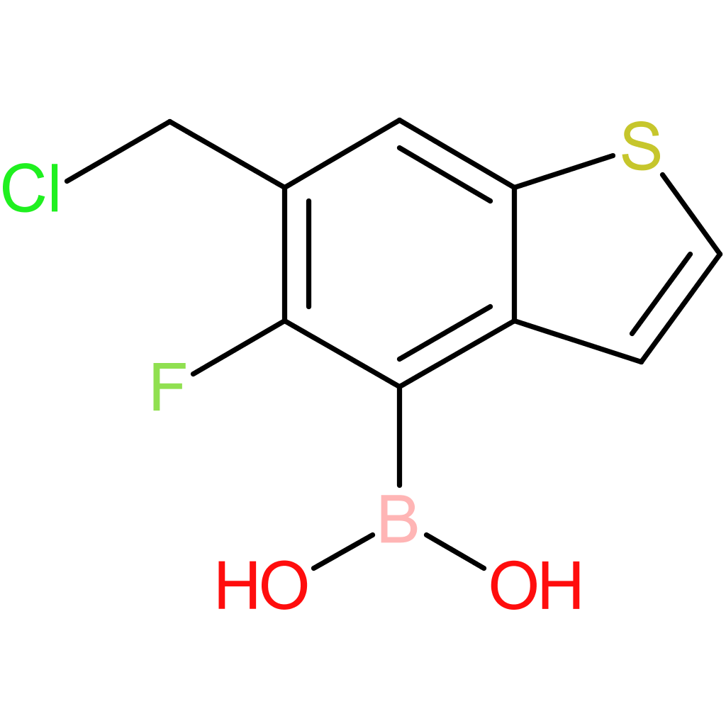 6-(chloromethyl)-5-fluorobenzothiophene-4-boronic acid