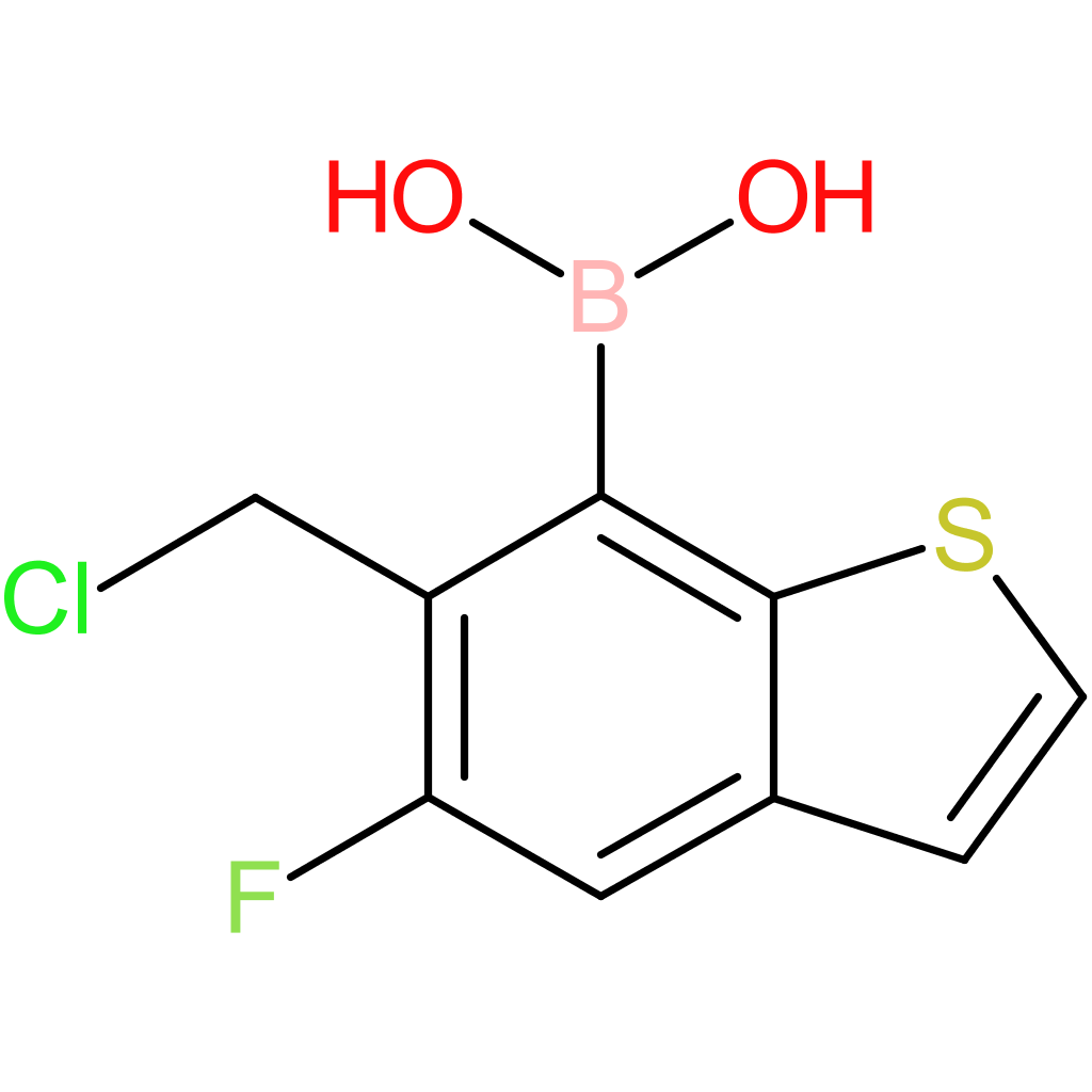 6-(chloromethyl)-5-fluorobenzothiophene-7-boronic acid