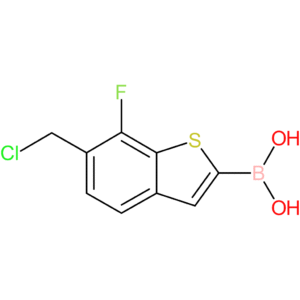 6-(chloromethyl)-7-fluorobenzothiophene-2-boronic acid