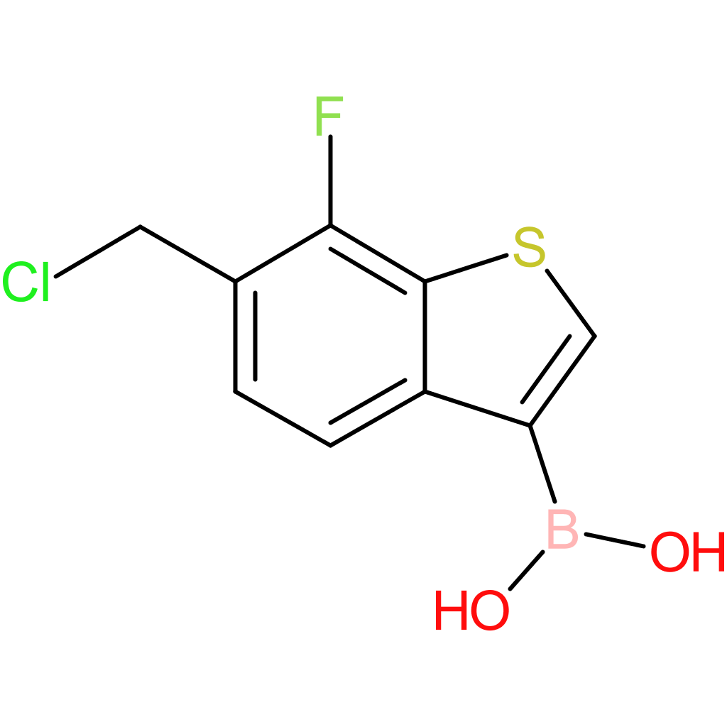 6-(chloromethyl)-7-fluorobenzothiophene-3-boronic acid