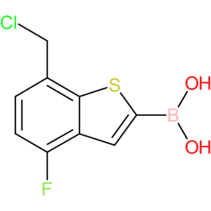 7-(chloromethyl)-4-fluorobenzothiophene-2-boronic acid