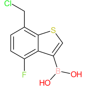 7-(chloromethyl)-4-fluorobenzothiophene-3-boronic acid