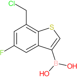 7-(chloromethyl)-5-fluorobenzothiophene-3-boronic acid