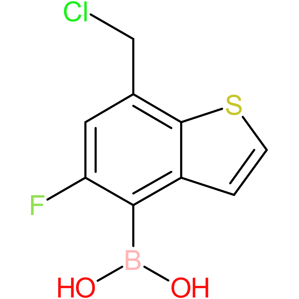 7-(chloromethyl)-5-fluorobenzothiophene-4-boronic acid