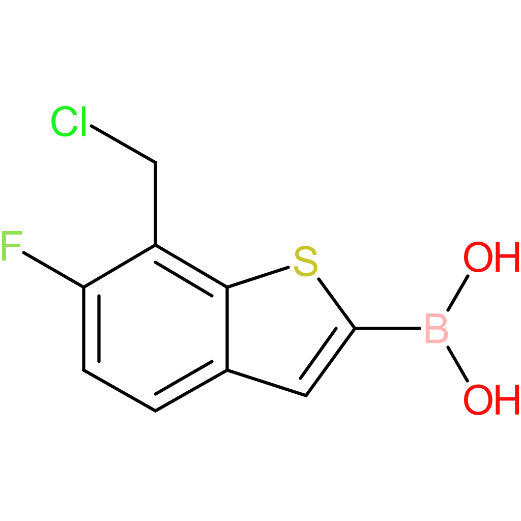 7-(chloromethyl)-6-fluorobenzothiophene-2-boronic acid