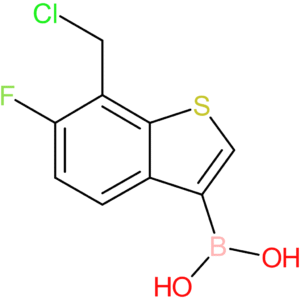7-(chloromethyl)-6-fluorobenzothiophene-3-boronic acid