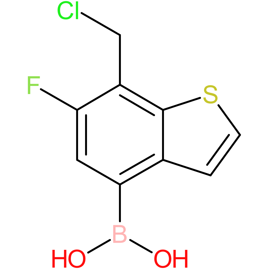 7-(chloromethyl)-6-fluorobenzothiophene-4-boronic acid