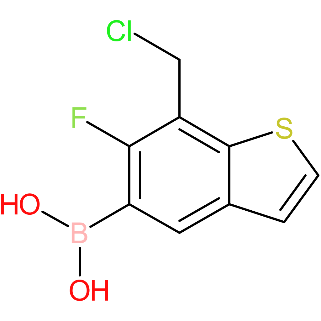 7-(chloromethyl)-6-fluorobenzothiophene-5-boronic acid