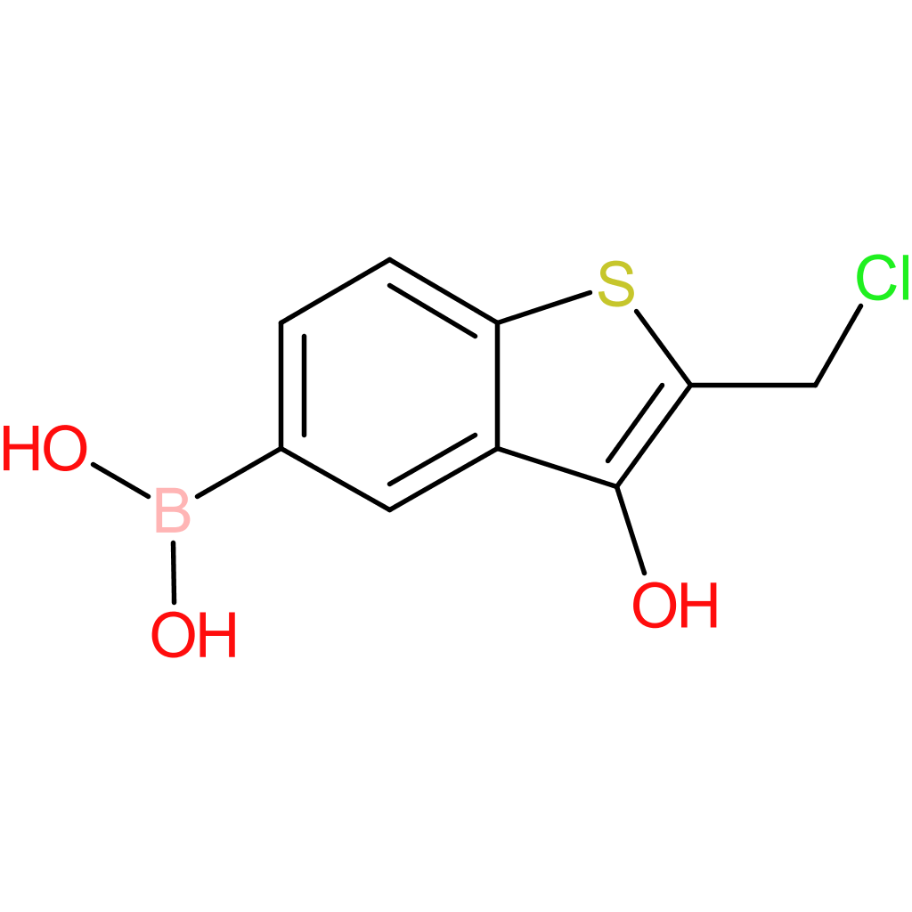 2-(chloromethyl)-3-hydroxybenzothiophene-5-boronic acid