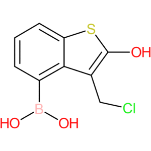 3-(chloromethyl)-2-hydroxybenzothiophene-4-boronic acid