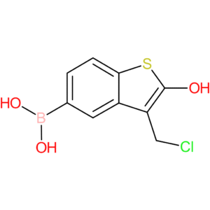 3-(chloromethyl)-2-hydroxybenzothiophene-5-boronic acid