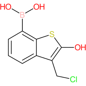 3-(chloromethyl)-2-hydroxybenzothiophene-7-boronic acid