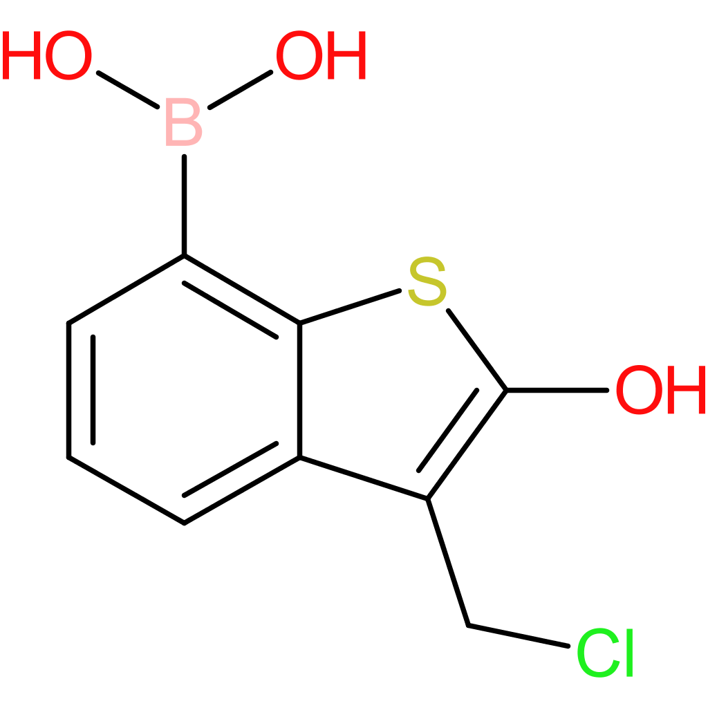 3-(chloromethyl)-2-hydroxybenzothiophene-7-boronic acid