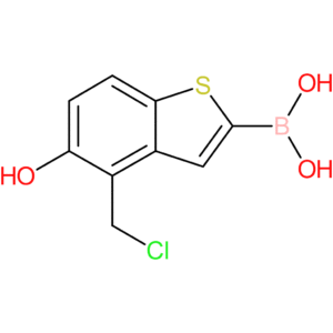 4-(chloromethyl)-5-hydroxybenzothiophene-2-boronic acid