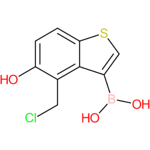 4-(chloromethyl)-5-hydroxybenzothiophene-3-boronic acid