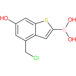 4-(chloromethyl)-6-hydroxybenzothiophene-2-boronic acid