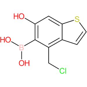 4-(chloromethyl)-6-hydroxybenzothiophene-5-boronic acid