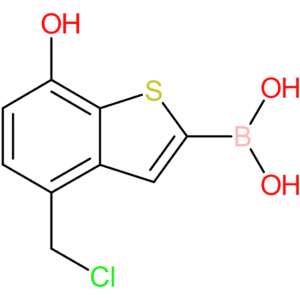 4-(chloromethyl)-7-hydroxybenzothiophene-2-boronic acid