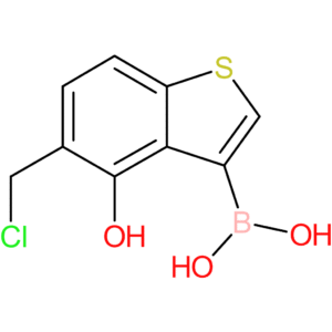 5-(chloromethyl)-4-hydroxybenzothiophene-3-boronic acid