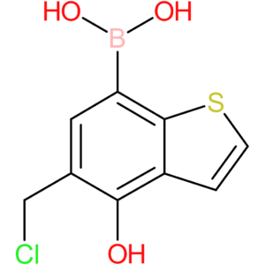 5-(chloromethyl)-4-hydroxybenzothiophene-7-boronic acid